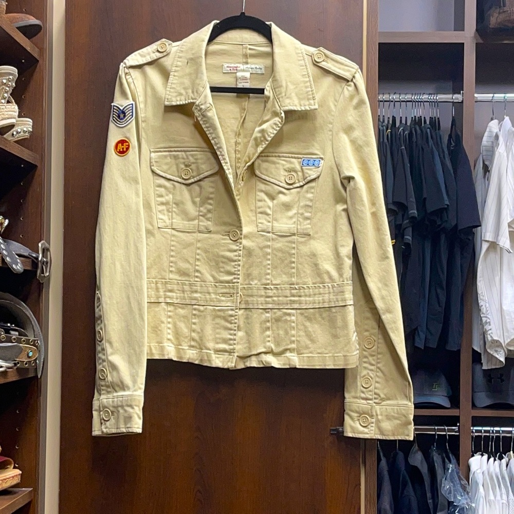 Abercrombie vintage military jacket